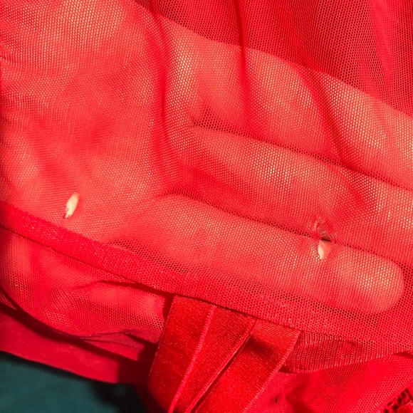 La Senza red lingerie bodysuit size medium 36B - Picture 3 of 3